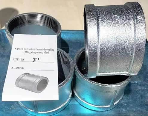 Emcor hass group galvanized threaded coupling image 2